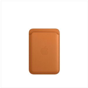 Apple Golden Brown Leather Magsafe Wallet. RFID & NFC blockers.